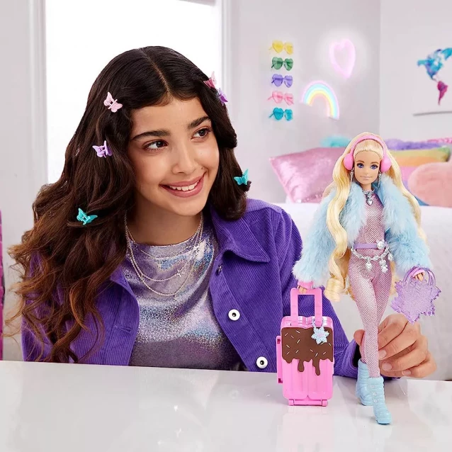 Лялька Barbie Extra Fly Зимова красуня (HPB16) - 5