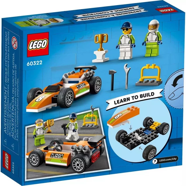 Конструктор LEGO City Гоночный автомобиль (60322) - 2