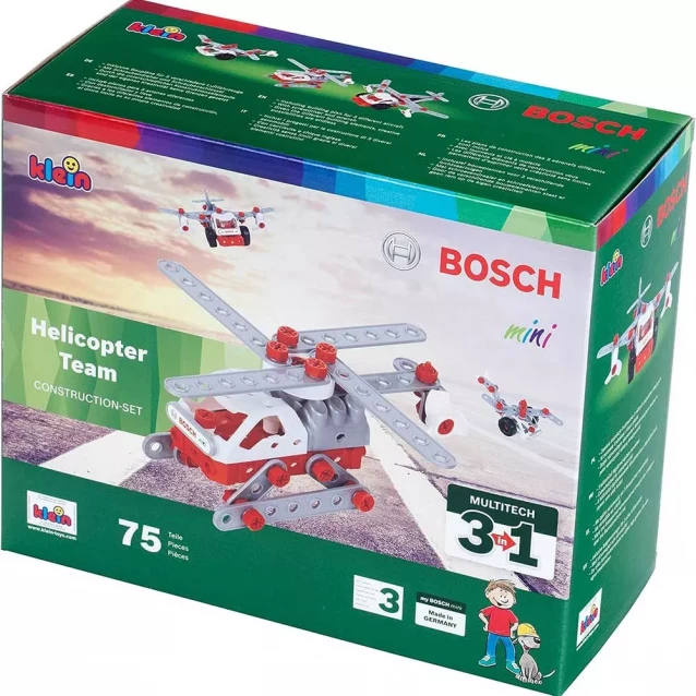 Іграшковий гелікоптер-конструктор Bosch (8791) - 2