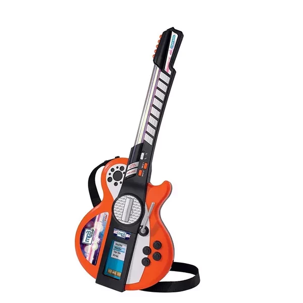 SIMBA TOYS Музыкальный инструмент Гитара с разъемом для MP3-плеера, 8 муз. эффектов, 66 см, 6 - 1