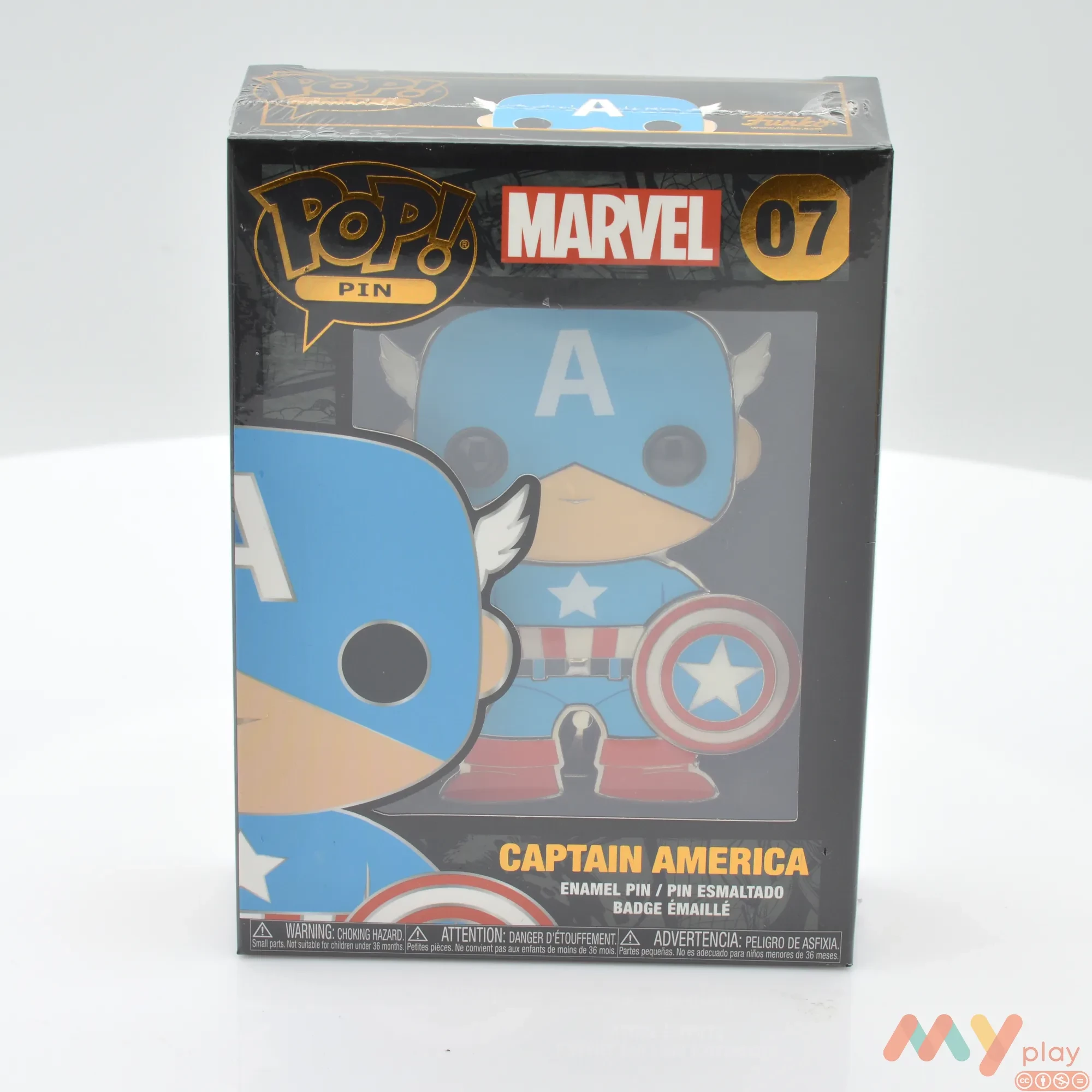 Пін FUNKO POP! Marvel Капітан Америка (MVPP0008) - ФОТО в 360° - 1