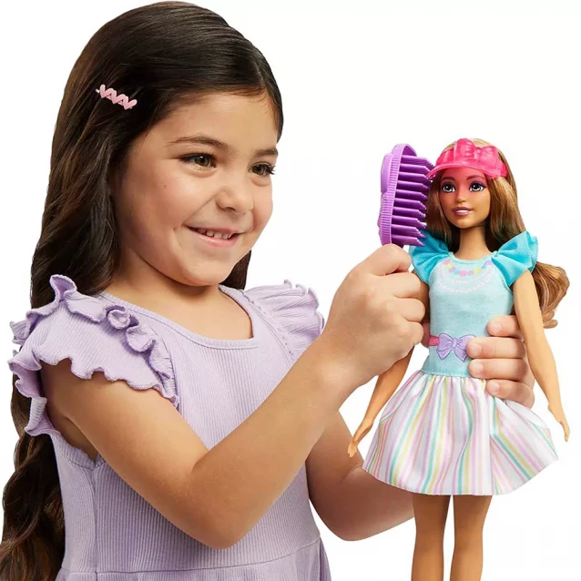 Лялька Barbie Моя перша Барбі Шатенка з зайченям (HLL21) - 7