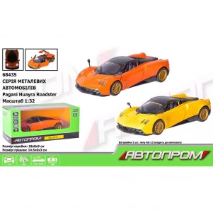 Автомодель Автопром Pagani Huayra Roadster 1:32 в ассортименте (68435) детская игрушка