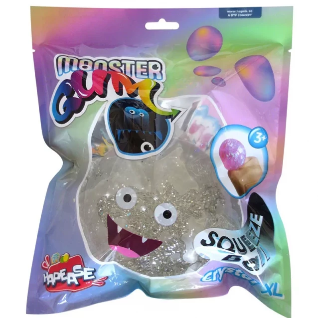 Іграшка-антистрес Monster Gum Squeeze Ball XL Crystal 12 см в асортименті (242979) - 5