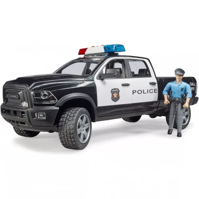 Автомодель Bruder Пікап RAM 2500 та поліцейський 1:16 (02505) - 5