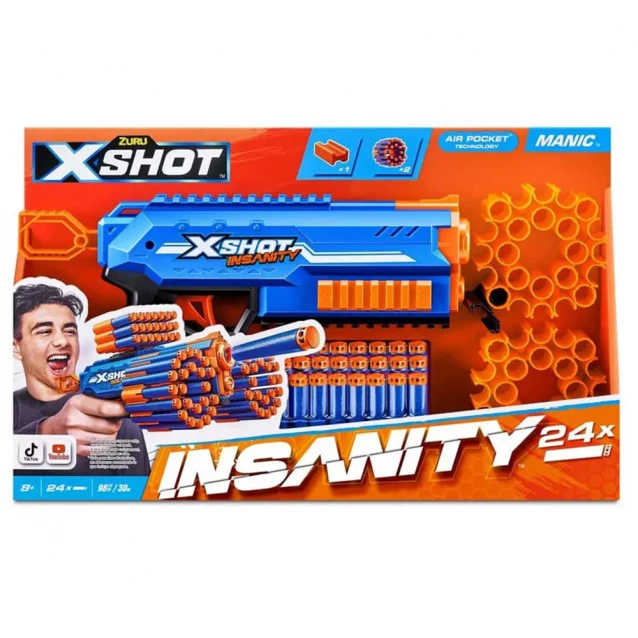 Бластер X-Shot Insanity Manic (36603R) - 4