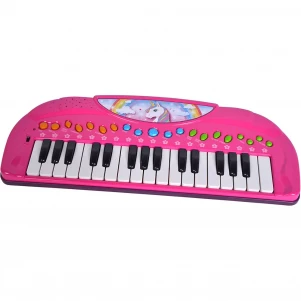 Музичний інструмент "Клавішні. Єдиноріг", 32 клавіші, 8 мелодій, 4 ритми, 4 інструменти, 3+ дитяча іграшка