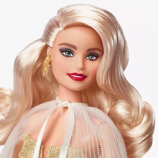 Лялька Barbie Collector Святкова в розкішній золотистій сукні (HJX04) - 5