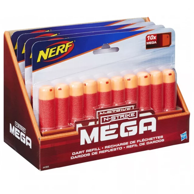 Набір стріл Nerf Mega 10 шт (A4368) - 3