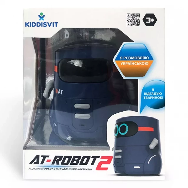 Интерактивный робот AT-ROBOT 2 с сенсорным управлением темно-фиолетовый (AT002-02-UKR) - 7