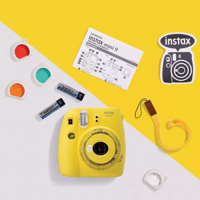 Фотокамера миттєвого друку Fujifilm Instax Mini 9 Yellow (16632960) - 6