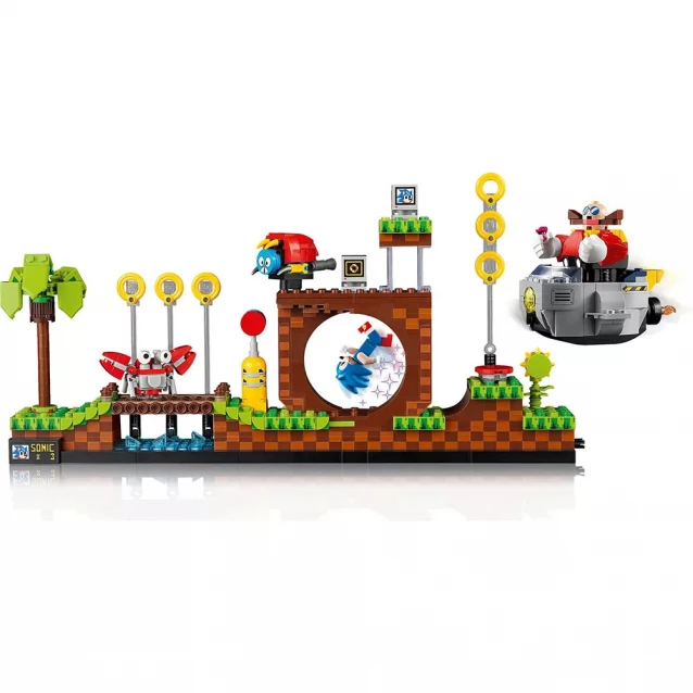 Конструктор Lego Ideas Їжачок Сонік Зона із зеленим пагорбом (21331) - 4