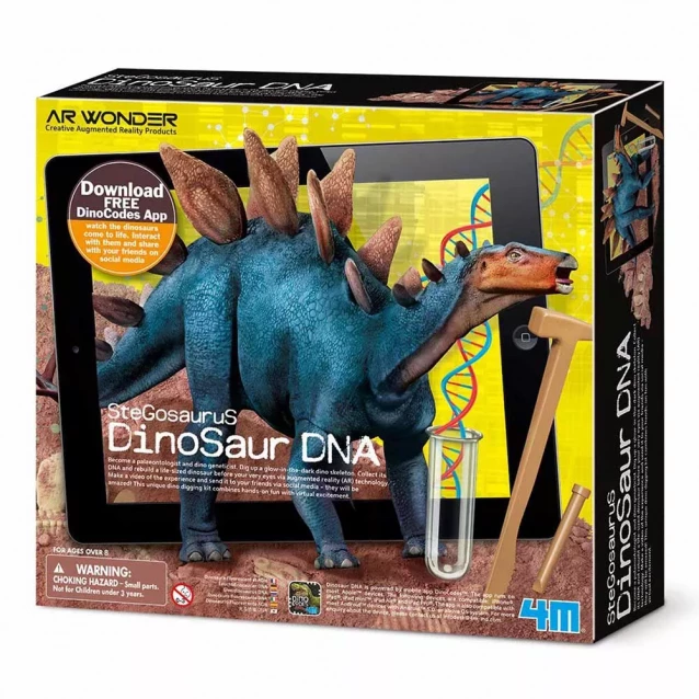 Набор для раскопок ДНК динозавра Стегозавр 4M (00-07004) - 1