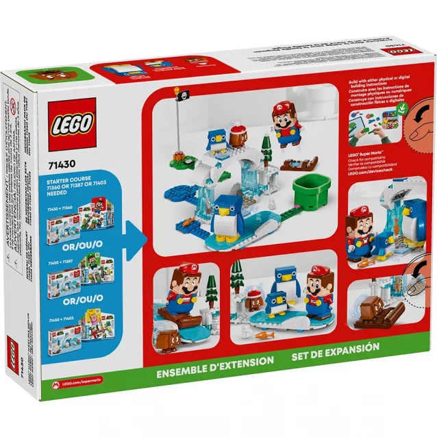 Конструктор LEGO Super Mario Cнігова пригода родини penguin Додатковий набір (71430) - 2
