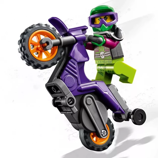 Конструктор LEGO City Stuntz Каскадерский мотоцикл для становления дыбом (60296) - 5
