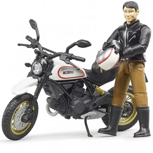 Ігровий набір Bruder Мотоцикл із водієм (63051) дитяча іграшка