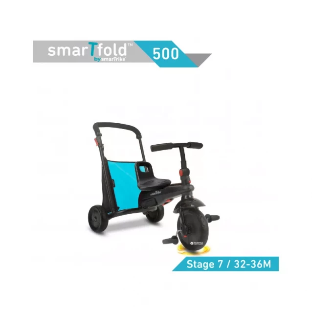 Велосипед SmarTfold 500 7 в 1, блакитний - 6