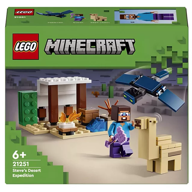 Конструктор LEGO Minecraft Экспедиция Стива в пустыню (21251) - 1
