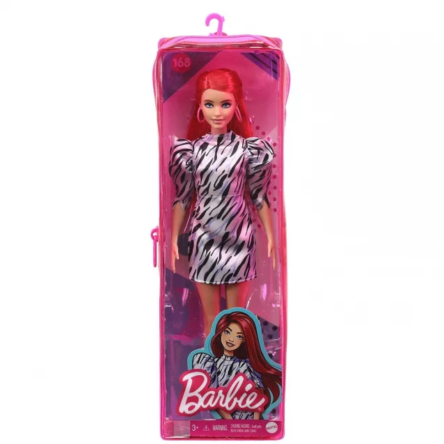 Лялька Barbie Модниця з яскраво-рудим волоссям (GRB56) - 2