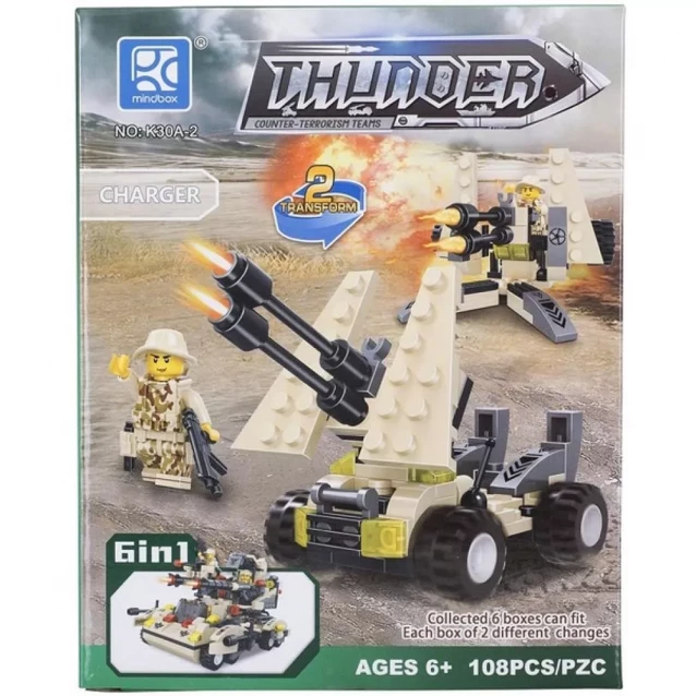 MINDBOX Конструктор THUNDER RAIDERS в асортименті K30A - 1