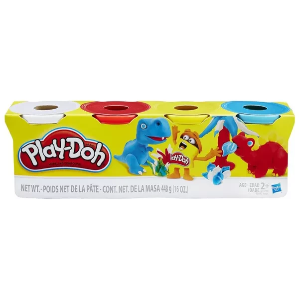 Набір пластиліну Hasbro Play-Doh 4 баночки (B5517) - 2