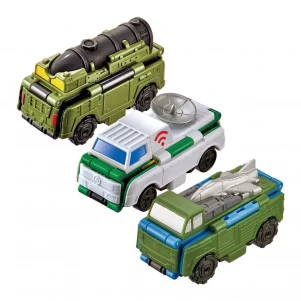 Машинки-трансформери Transracers Військовий транспорт 2 в 1 (YW463882) дитяча іграшка