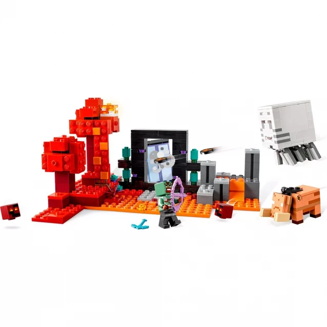 Конструктор LEGO Minecraft Засада возле портала в Нижнем мире (21255) - 4