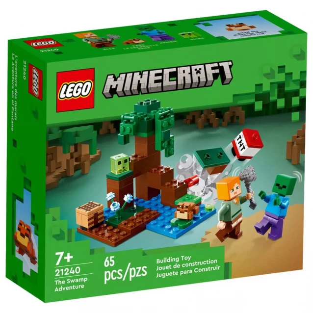 Конструктор LEGO Minecraft Пригоди на болоті (21240) - 1