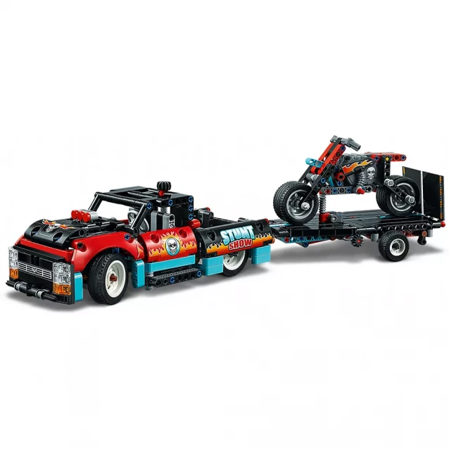 Конструктор LEGO Technic Каскадерский грузовик и мотоцикл (42106) - 9