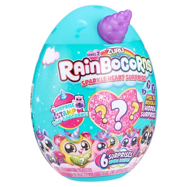 Мягкая игрушка-сюрприз Rainbocorn-E (серія Sparkle Heart Surprise 2) - 3