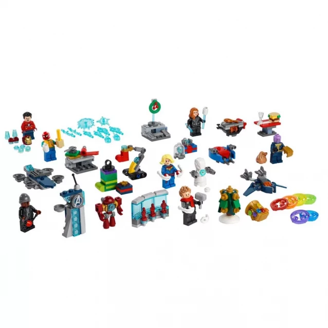 Конструктор LEGO Marvel Новорічний адвент календар «Месники» (76196) - 2