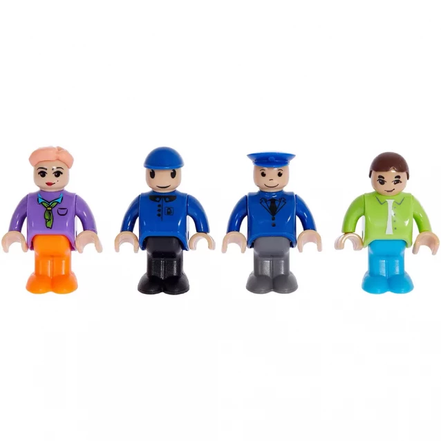 Конструктор Zipp Toys Поїзд DF11 Z з рельсами синій (532.01.02) - 2