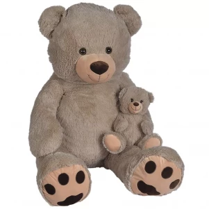 М'яка іграшка Nicotoy Ведмедик з малюком (5810185) дитяча іграшка