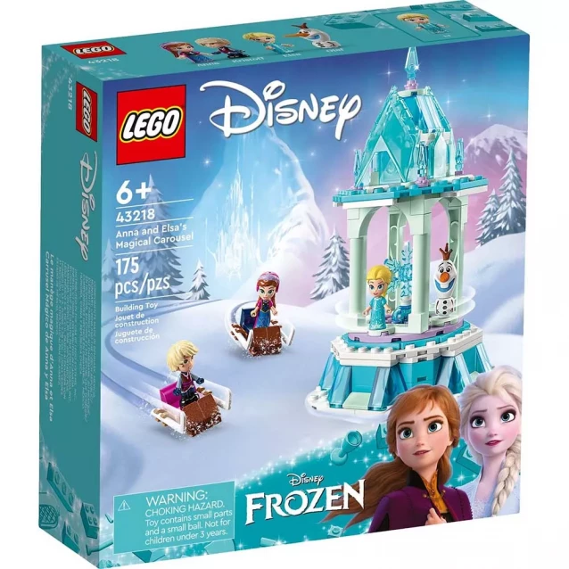 Конструктор LEGO Disney Princess Очаровательная карусель Анны и Эльзы (43218) - 1