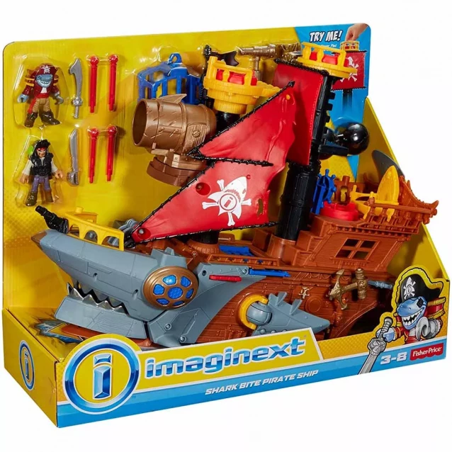 Ігровий набір Imaginext Піратський корабель (DHH61) - 1