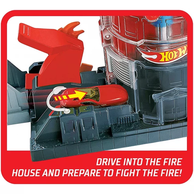 Игровой набор "Крутые пожарные" серии "Чудовища в городе" Hot Wheels - 4