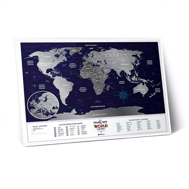 DREAM&DO Скретч карта мира "Travel Map Holiday World" (англ) (тубус) - 7