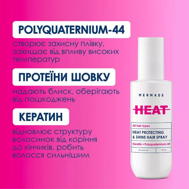 Спрей-термозащита для волос Mermade (MRHA004) - 4