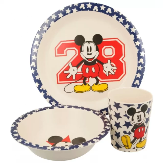 Набір посуду Stor Disney Minnie Mouse 3 предмети бамбук (Stor-01325) - 1