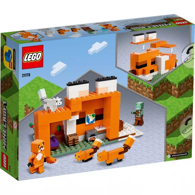 Конструктор LEGO Minecraft Нора лисиці (21178) - 2