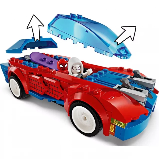 Конструктор LEGO Marvel Автомобіль для перегонів Людини-Павука й Зелений Гоблін з отрутою Венома (76279) - 5