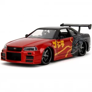 Автомодель Jada Годзила Nissan Skyline GT-R 2002 1:24 (253253024) дитяча іграшка