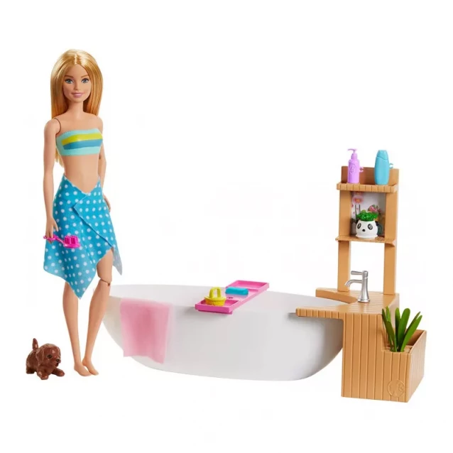 Кукольный набор Barbie Ванная комната (GJN32) - 1