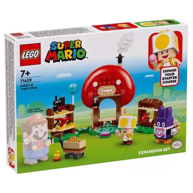 Конструктор LEGO Super Mario Nabbit у крамниці Toad Додатковий набір (71429) - 1