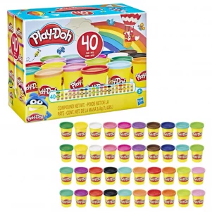 Набір пластиліну Play Doh 40 баночок (E9413) дитяча іграшка