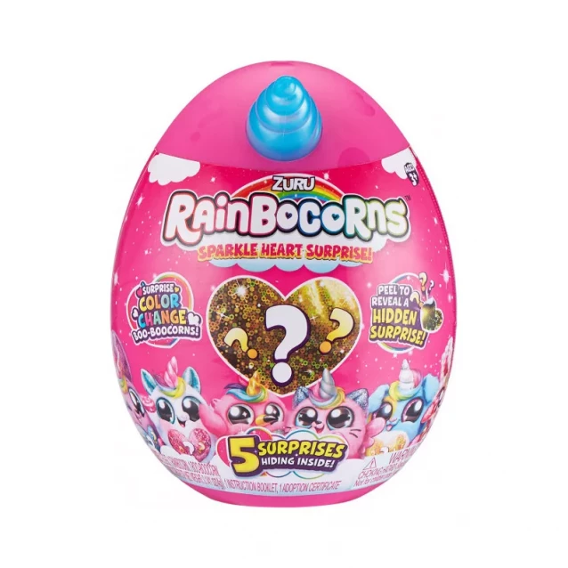 Rainbocorn Мягкая игрушка-сюрприз Rainbocorn-G (серия Sparkle Heart Surprise), арт. 9204G - 6
