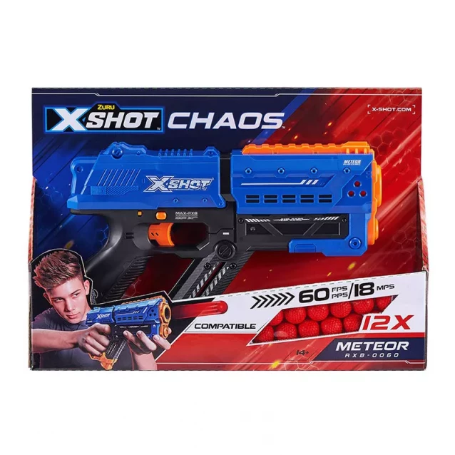 Бластер X-Shot Chaos Meteor Blue (36282Z) - 3