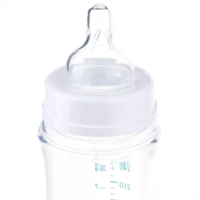 Бутылочка Canpol babies EasyStart Игрушки с широким горлом антиколиковая 300 мл (35/222_blu) - 4