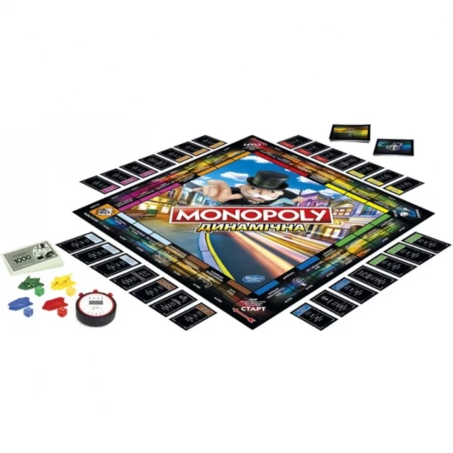 Гра настільна Hasbro Gaming Монополія Динамічна (E7033121) - 3