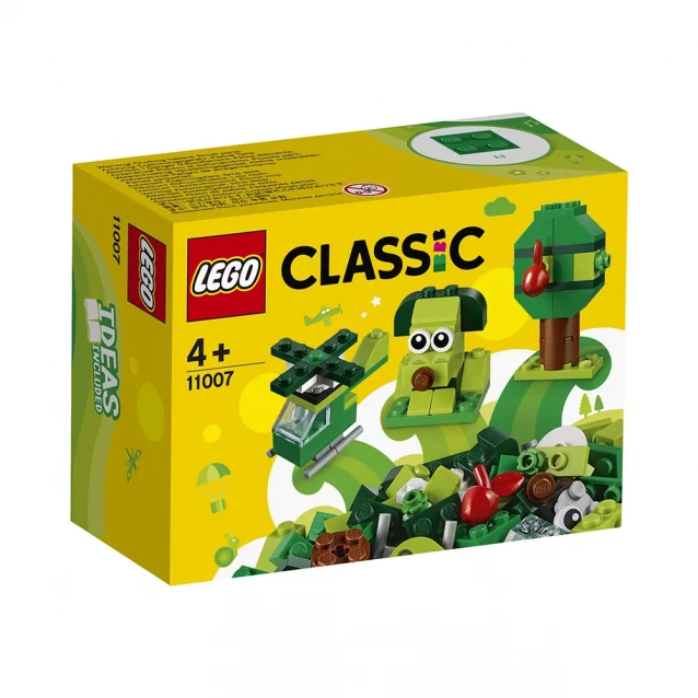 Конструктор Lego Classic Зелені Кубики Для Творчості (11007) - 1